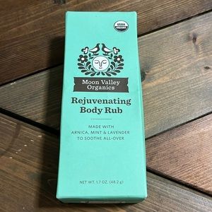 Organic rejuvenating body rub NWT, stick in box. 1.7oz in mint & lavender